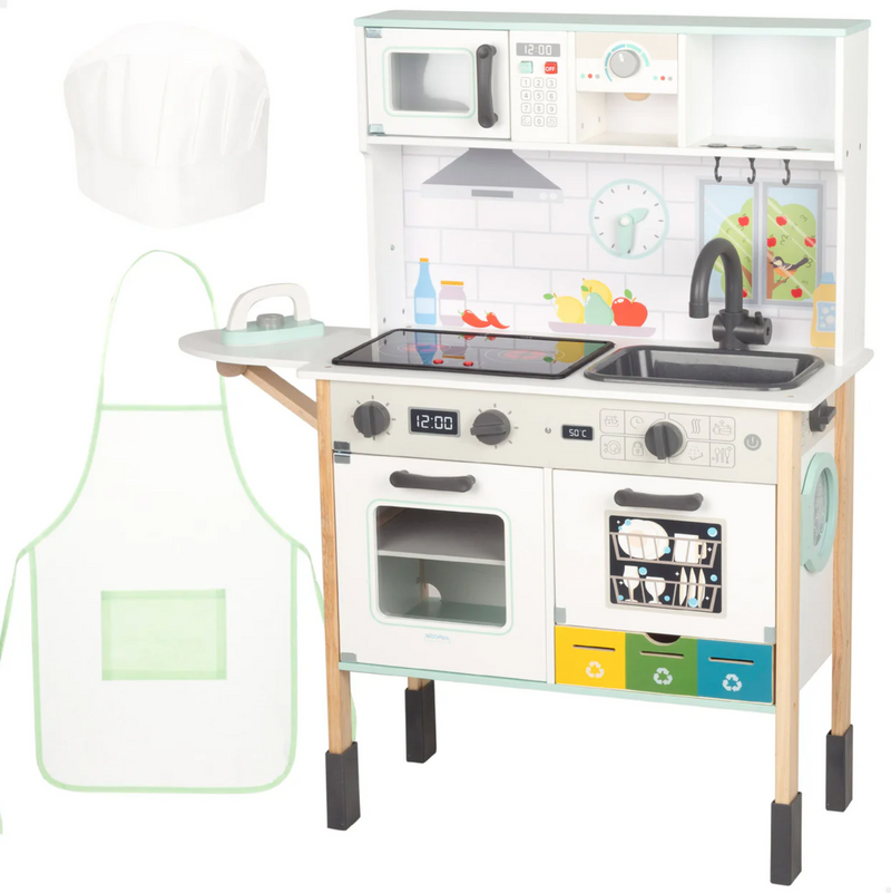 Fogão elétrico a lenha Seu Ponto com acessórios