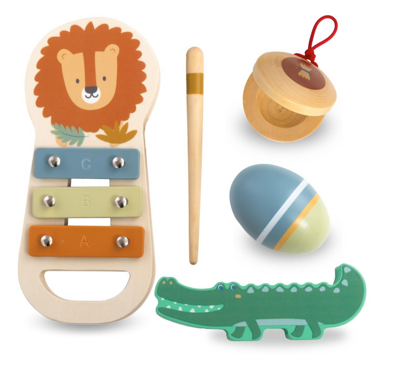 Conjunto de instrumentos musicais África